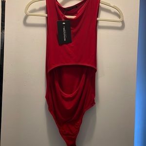 Red bodysuit